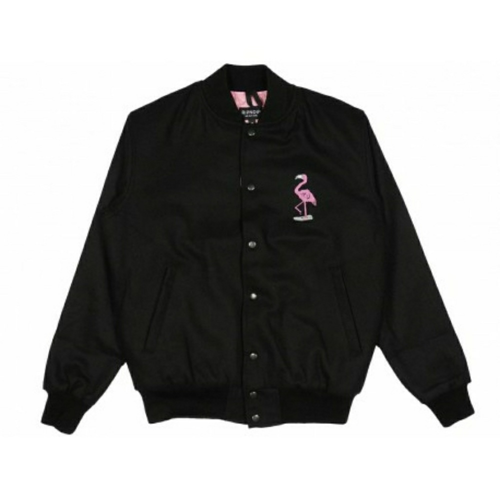 RipnDip varsity flamingo jacket nwot